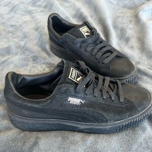 Puma Basket Platform Reset Suede Sneaker